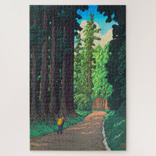 Straße nach Nikko von Kawase Hasui Japanische Kuns