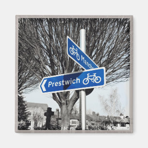 Straße nach Prestwich Magnet