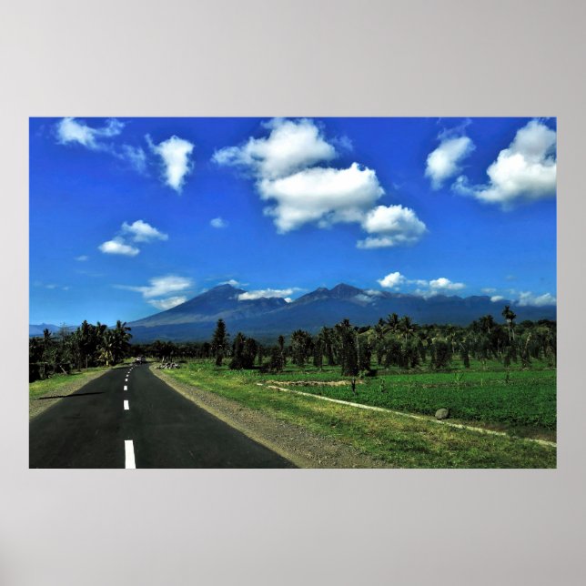 Straße nach Rinjani Poster (Vorne)