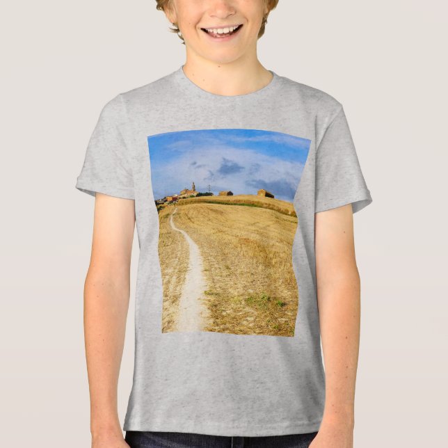 Straße nach Sansol Tri-Blend Shirt (Vorderseite)