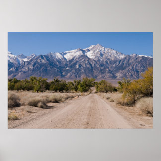 Straße nach Sierras Poster
