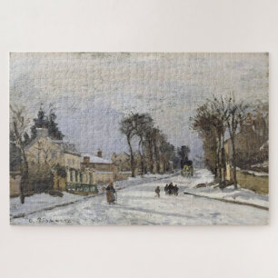 Straße nach Versailles bei Louveciennes 1869 - Pis