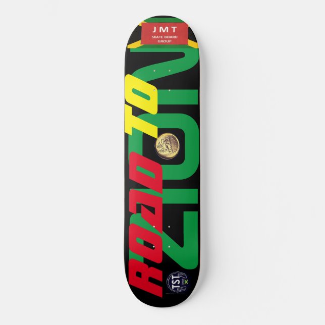 STRASSE NACH ZION JMT 8 1/4" Skateboarddecke Skateboard (Vorderseite)