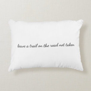 Straße nicht genommen Accent Pillow Dekokissen