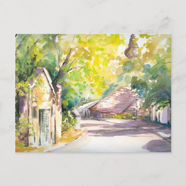 Straße Postkarte (Vorderseite)