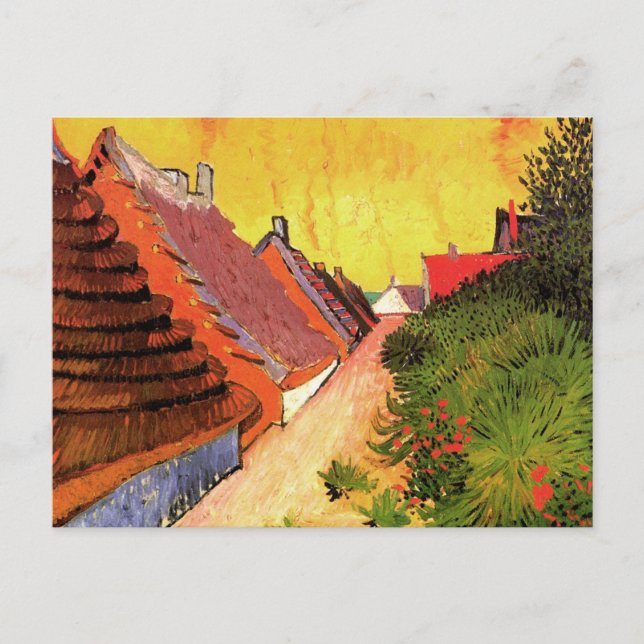 Straße Saintes Maries von Vincent van Gogh Postkarte (Vorderseite)