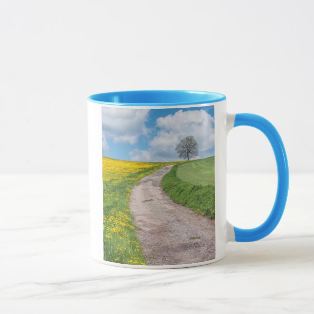 Straße und Baum Tasse (Rechts)
