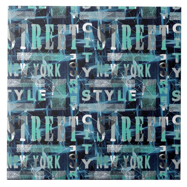 Straße, Urban. Fliese (Vorderseite)