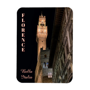 Straße von Florenz Flexibler Foto-Magnet Magnet