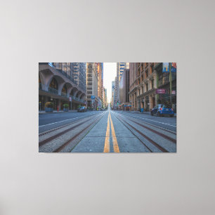 Straße von San Francisco Leinwanddruck
