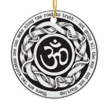 Straße zu Wahrheit Devanagari OM Symbol