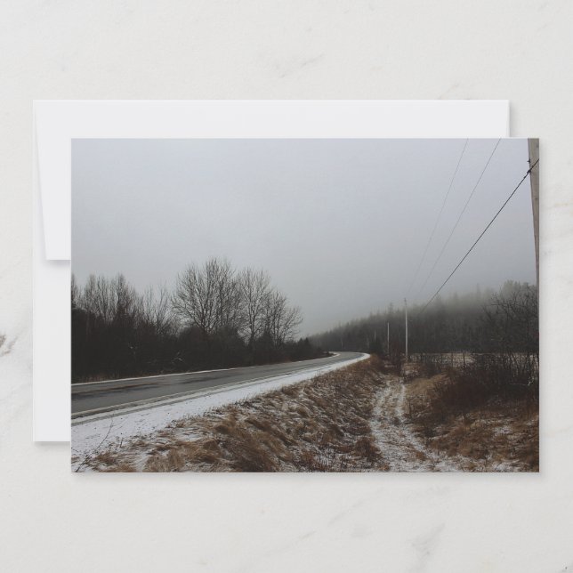 Straße zum Abgrund Einladung (Vorderseite)