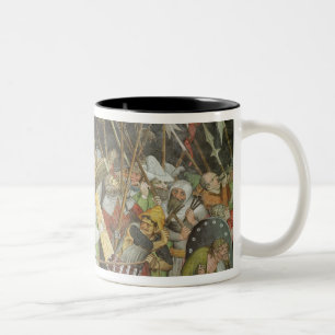 Straße zum Kalvarienberg Zweifarbige Tasse