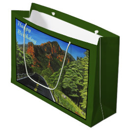 Straße zum Rock-Slide, Sedona Große Geschenktasche Große Geschenktüte