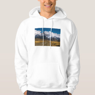 Straße, zum von Fitzroy, Patagonia anzubringen Hoodie