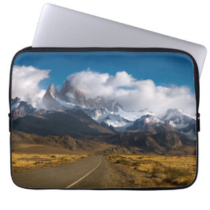 Straße, zum von Fitzroy, Patagonia anzubringen Laptopschutzhülle