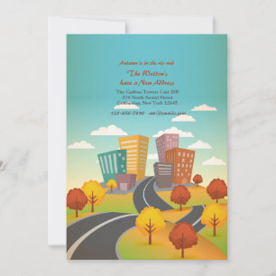 Straße zur Ankündigung über den Stadtverkehr