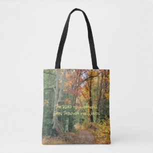 Straße zur Glück-Tasche Tasche