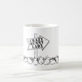 STRASSE ZUR VERRÜCKTEN HÄSCHEN-DAME KAFFEETASSE