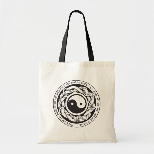 Straße zur Wahrheit Yin Yang Tragetasche (Vorne)