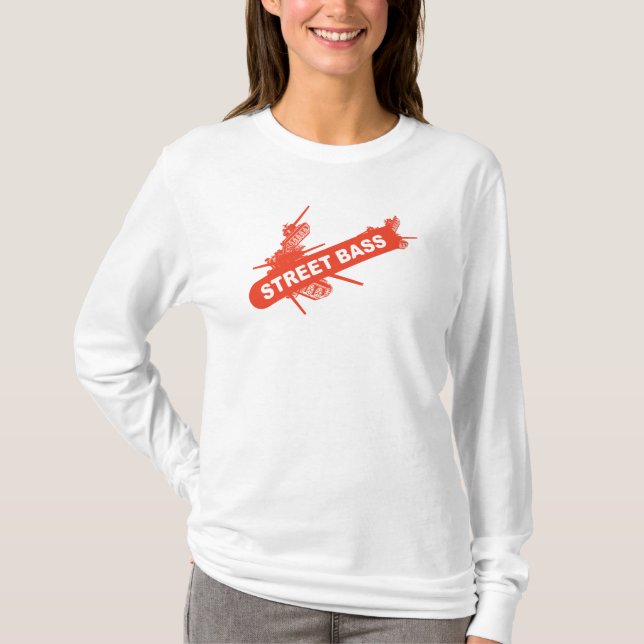 Straßen-Bass-MädchenHoodie T-Shirt (Vorderseite)