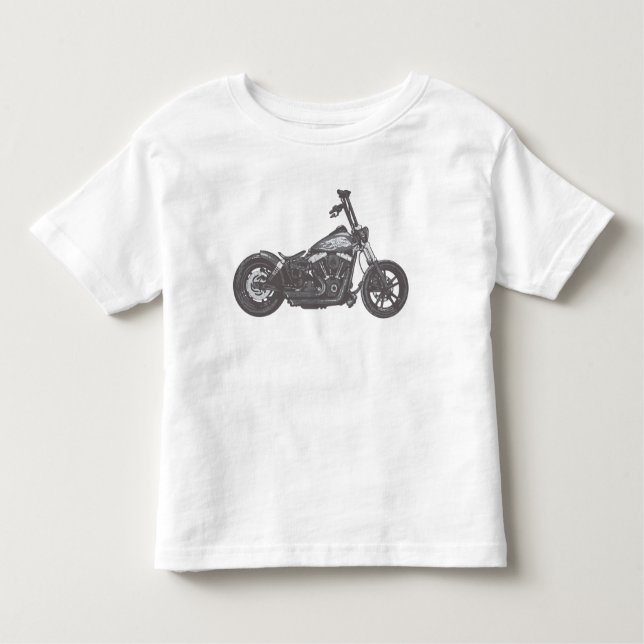 Straßen-Bobmotorrad Kleinkind T-shirt (Vorderseite)