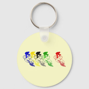 Straßen-Fahrrad-Straßenrennen-Radfahren Schlüsselanhänger