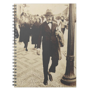 Straßen in Lissabon (Fernando Pessoa Notebook) Notizblock