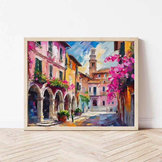 Straßen Italiens Moderne Abstrakte Kunst Poster (Von Creator hochgeladen)