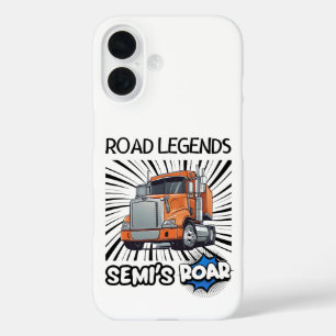 Straßen-Legenden: Semi's Roar! iPhone 16 Hülle
