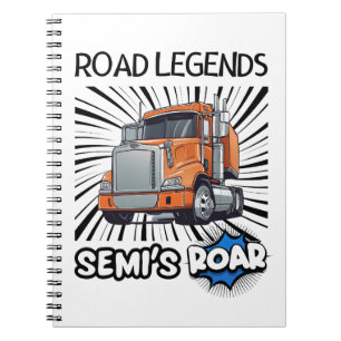 Straßen-Legenden: Semi's Roar! Notizblock