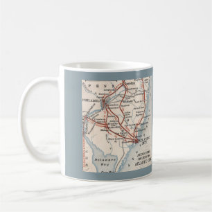 Straßen nach Atlantic City New Jersey Tasse