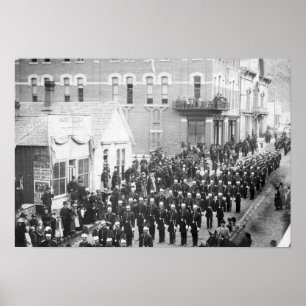 Straßen-Parade im Ballast, Sd-Fotografie Poster