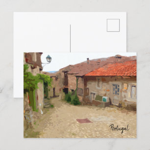 Straßen Portugals Postkarte