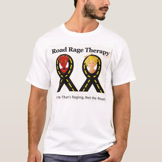 STRASSEN-RASEREI-THERAPIE T-Shirt (Vorderseite)