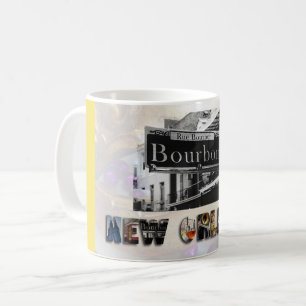 Straßen-Reise-Foto New Orleans Bourbon Kaffeetasse