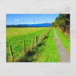 Straßen sind immer da postkarte