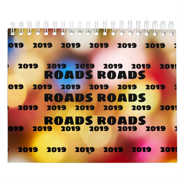 Straßen Straßen 2019 Kalender (Titelbild)