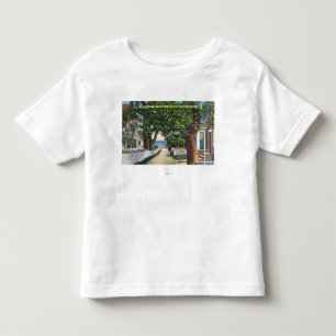 Straßen-Szene der Wohnsitze Kleinkind T-shirt