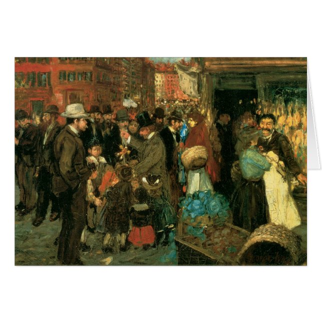 Straßen-Szene, Hester Straße, New York C. 1905 (Vorderseite (Horizontal))