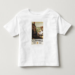 Straßen-Szene mit zwei Männern, die Eisenbahn Kleinkind T-shirt