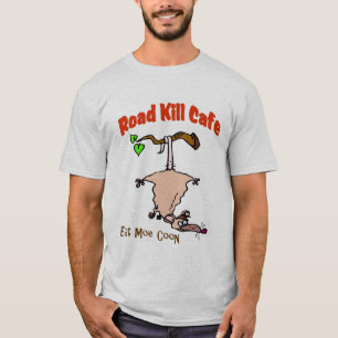 Straßen-Tötungs-Café - essen Sie Moe Waschbären T-Shirt