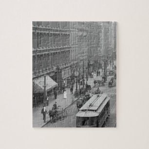 Straßen-Uhr Rochesters, New York