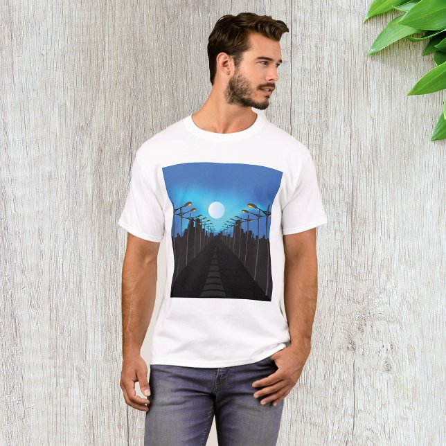Straßen und Mond T-Shirt (Von Creator hochgeladen)