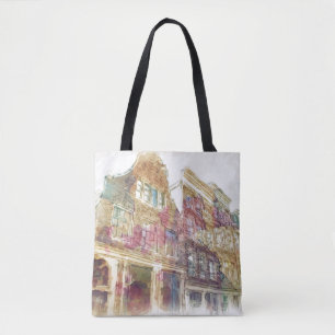 Straßen von altem Amsterdam Tasche