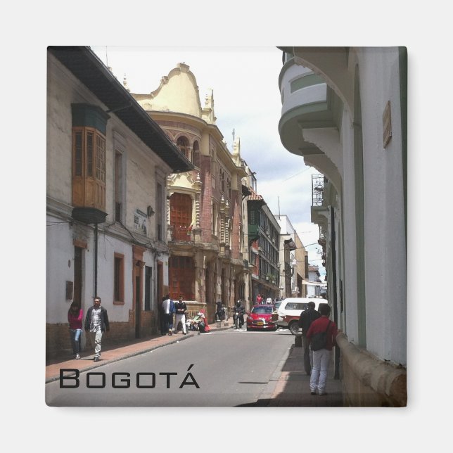 Straßen von Bogota Magnet (Vorne)