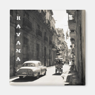 Straßen von Havanna, Kuba Magnet