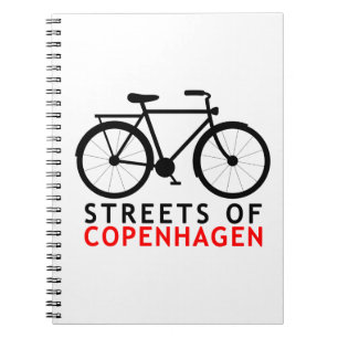 Straßen von Kopenhagen Notizblock