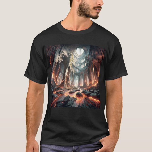 Straßen von Lava T-Shirt (Vorderseite)