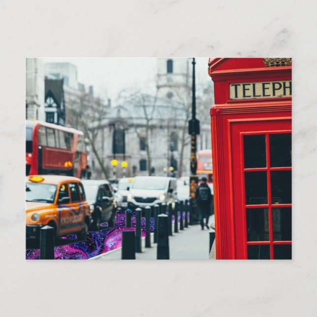 Straßen von London Postkarte (Vorderseite)